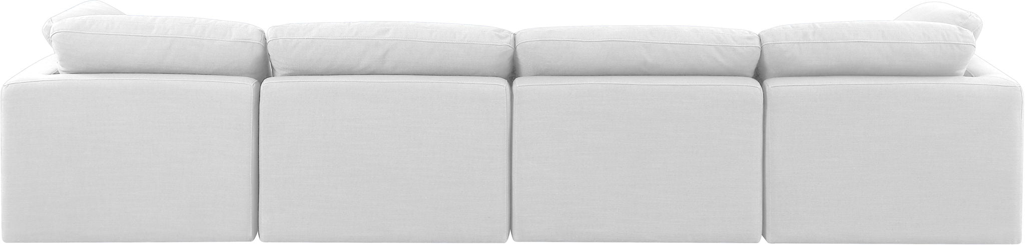 Indulge - Linen 4 Piece Modular Sofa - White - Urban Living Furniture (Los Angeles, CA)