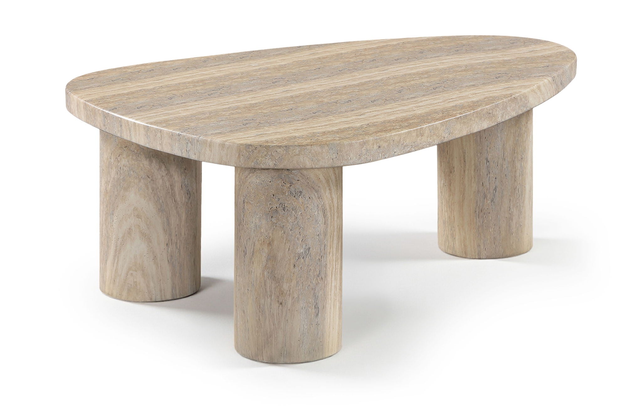 Teramo - Traverine Concrete Indoor/Outdoor Coffee Table - Urban Living Furniture (Los Angeles, CA)