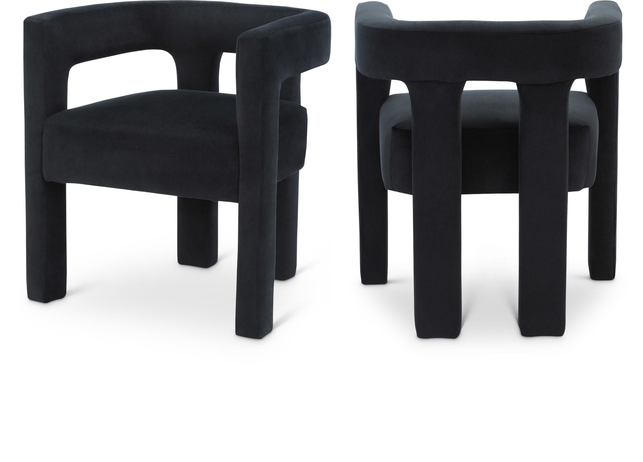 Athena - Velvet Dining Chair - Urban Living Furniture (Los Angeles, CA)