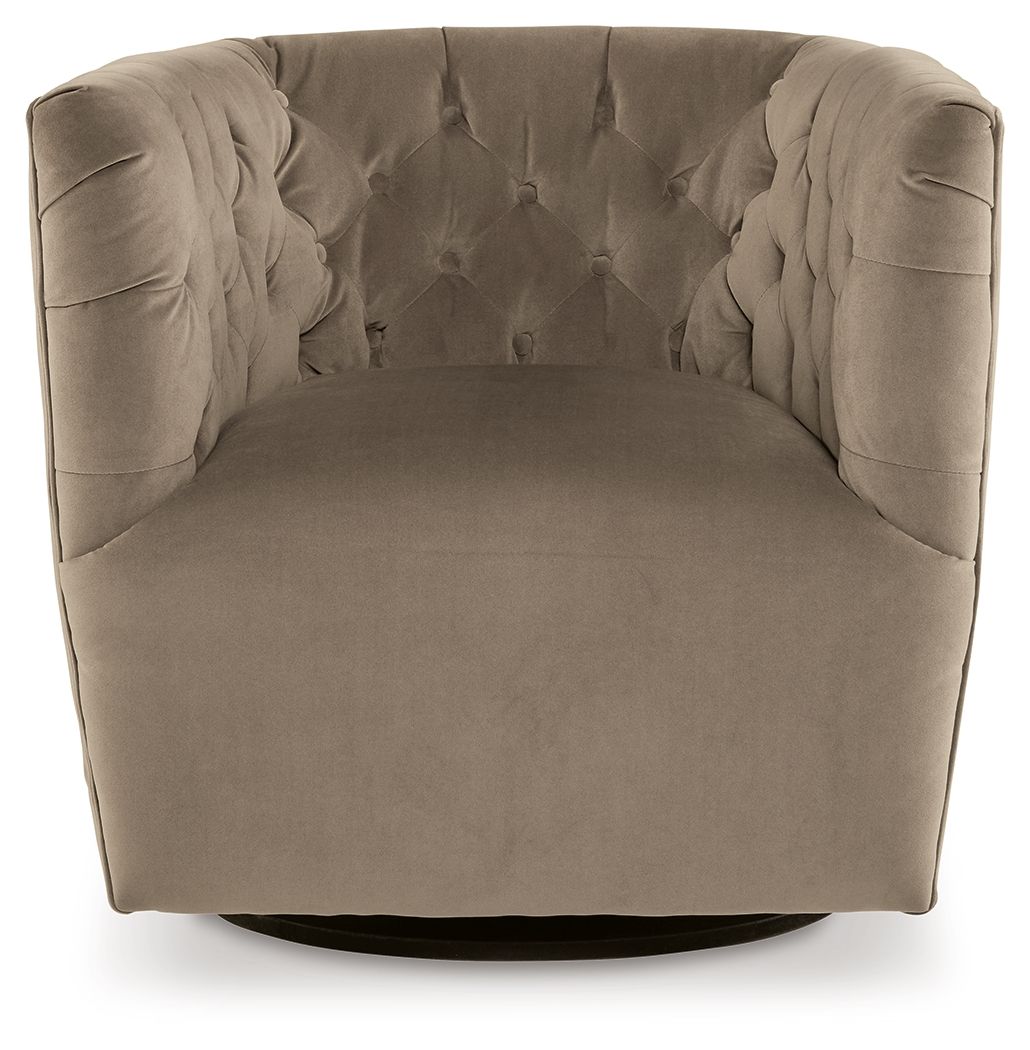 Hayesler - Cocoa - Swivel Accent Chair - Urban Living Furniture (Los Angeles, CA)