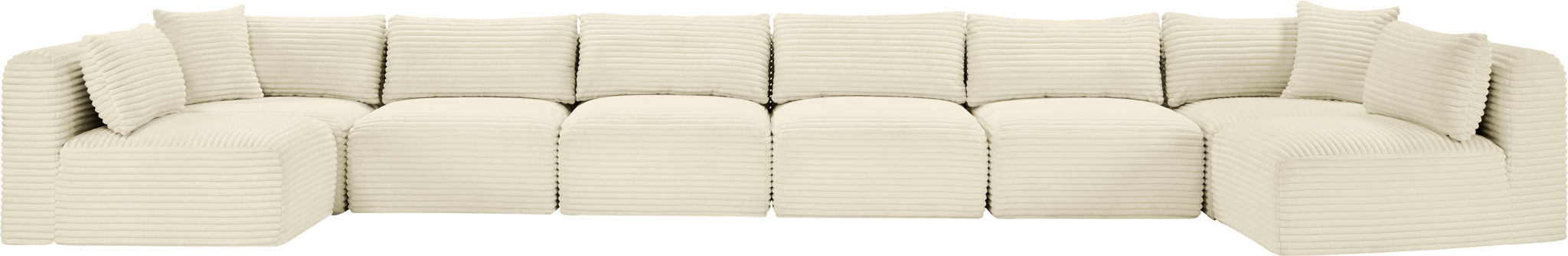 Shaggy - 8 Piece Modular U-Shaped Armless Sectional - Urban Living Furniture (Los Angeles, CA)