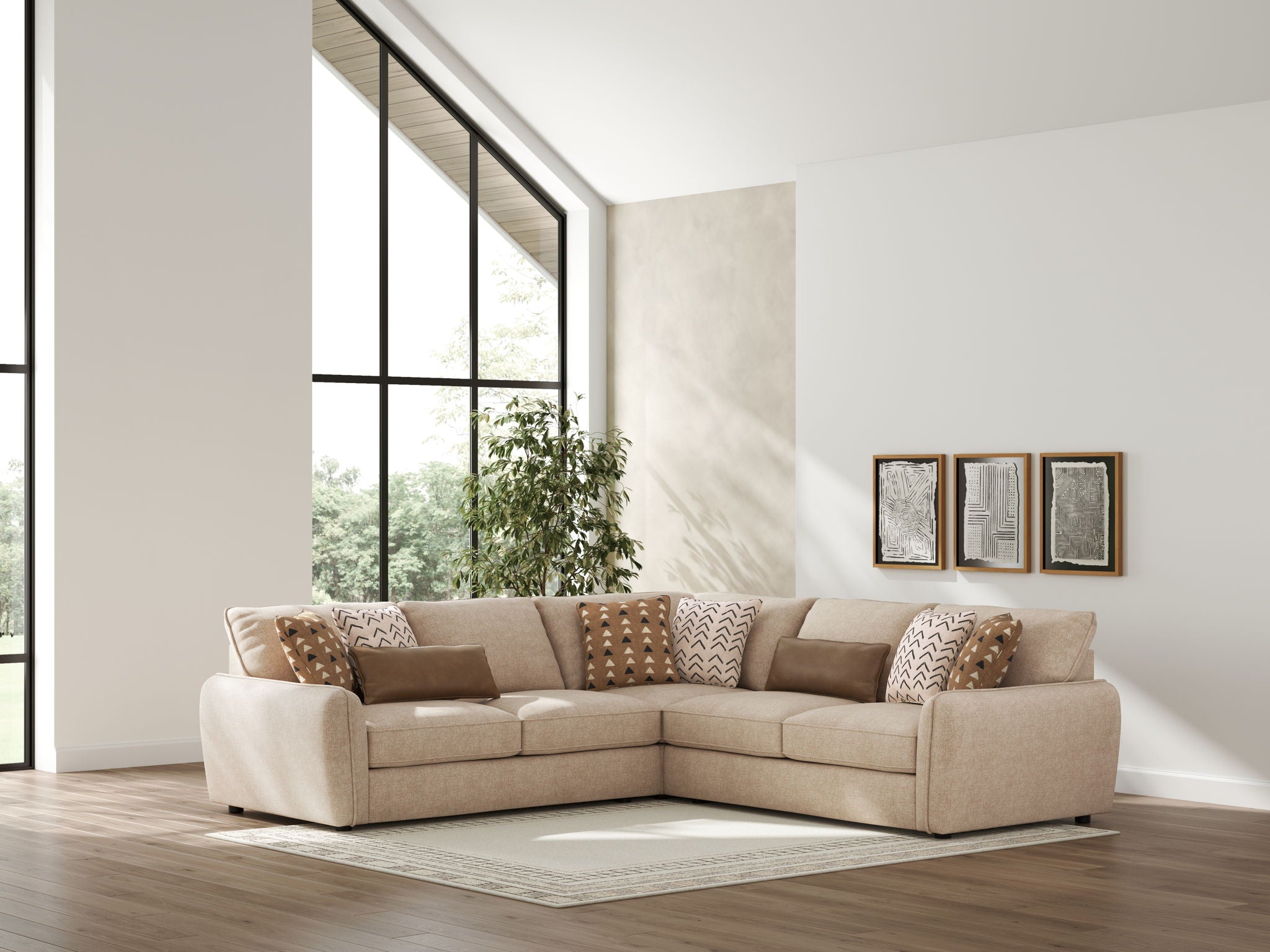 Seyler - Sectional - Urban Living Furniture (Los Angeles, CA)