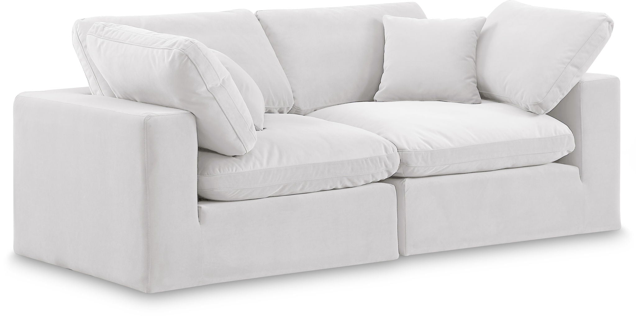 Comfy - Velvet Modular Sofa 2 Seats - Urban Living Furniture (Los Angeles, CA)