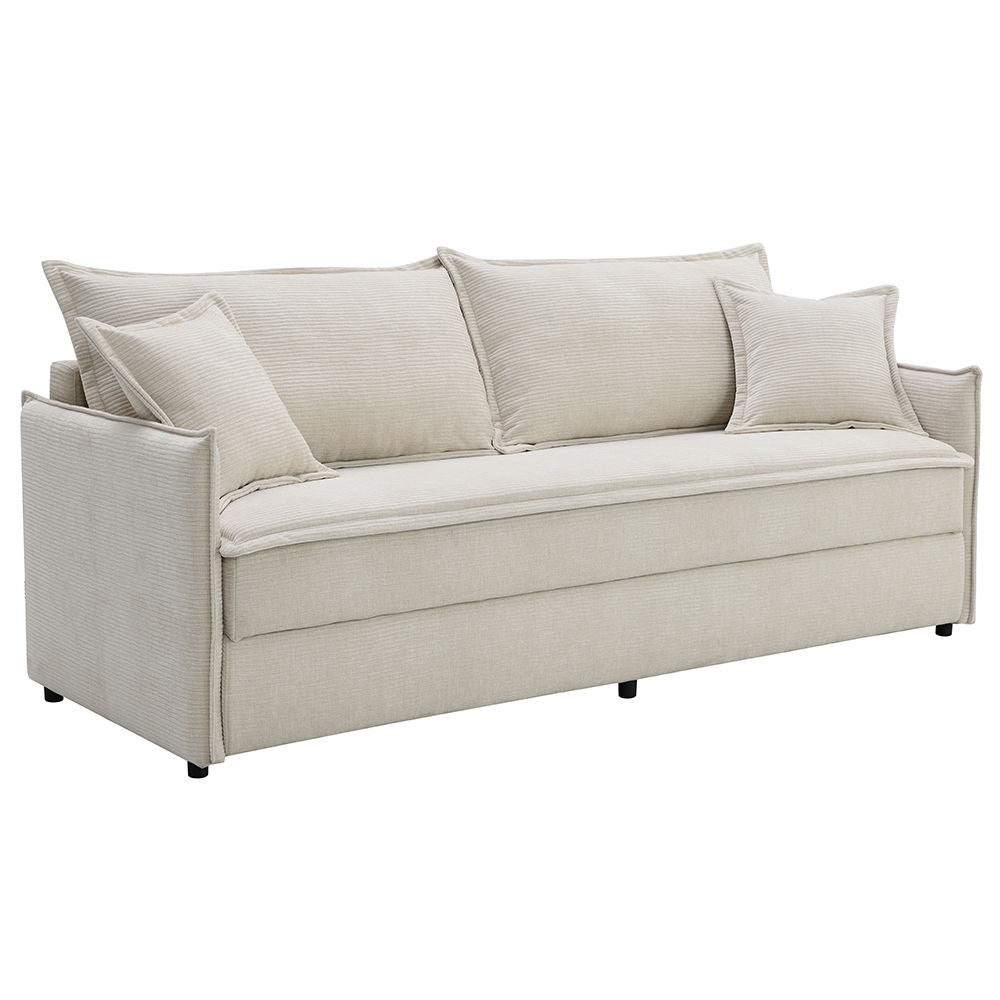 Elisea - Sofa With Sleeper - Beige Fabirc - Urban Living Furniture (Los Angeles, CA)