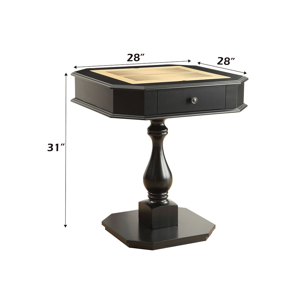 Bishop - Wood Game Table - Black - Urban Living Furniture (Los Angeles, CA)