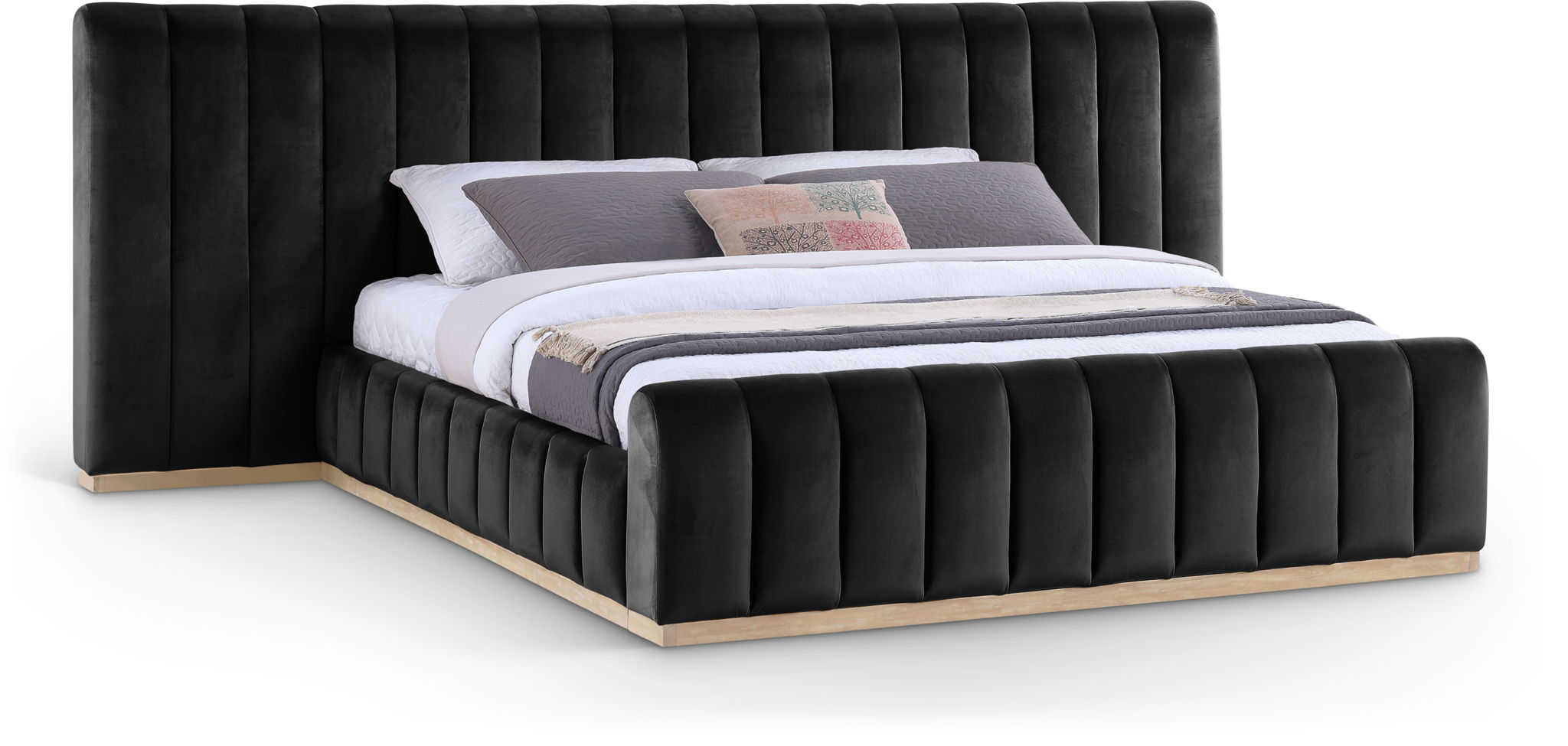 Amara - Velvet Upholstered Bed - Urban Living Furniture (Los Angeles, CA)