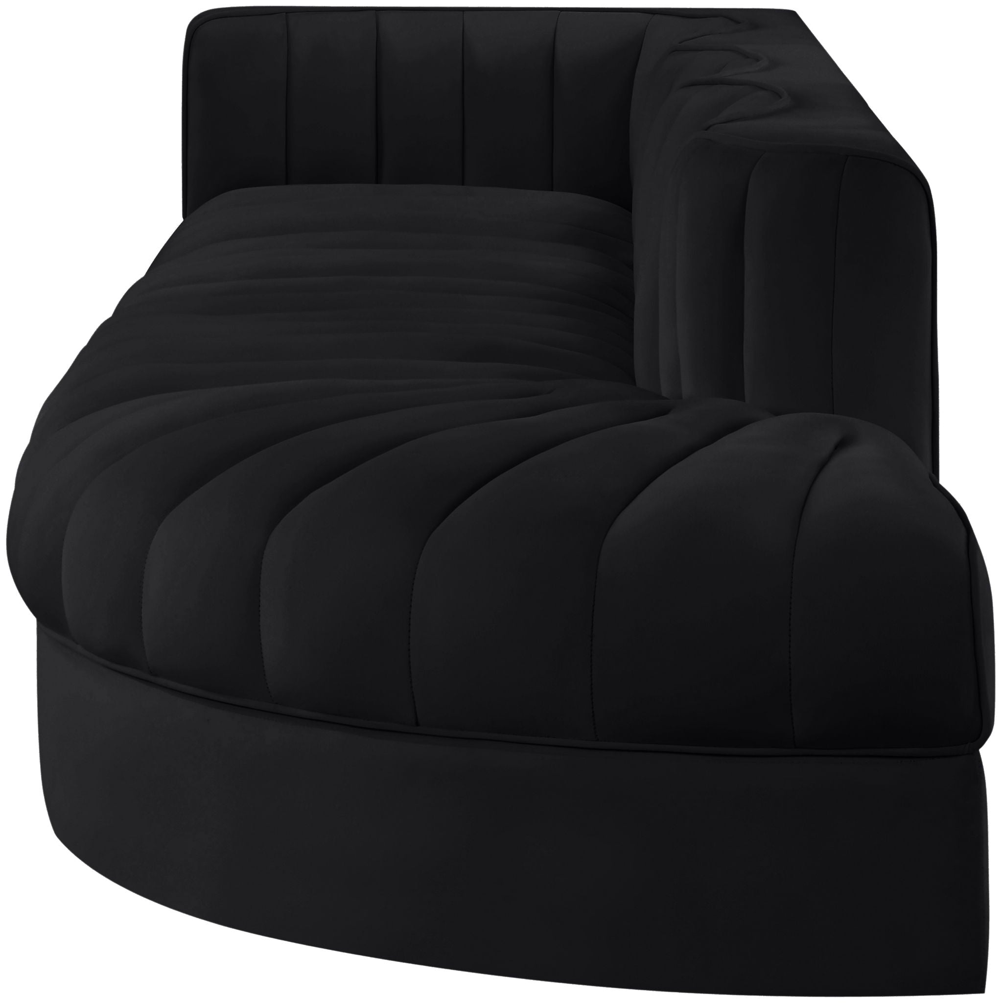 Rummi - Velvet Performance Fabric Upholstered 4 Piece Modular Sectional With Reverse Corner Chair - Urban Living Furniture (Los Angeles, CA)