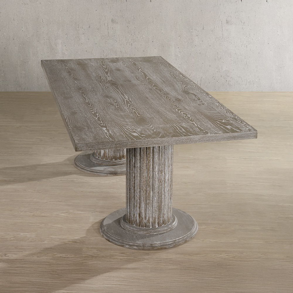 Gabrian - 31" Dining Table - Reclaimed Gray - Urban Living Furniture (Los Angeles, CA)
