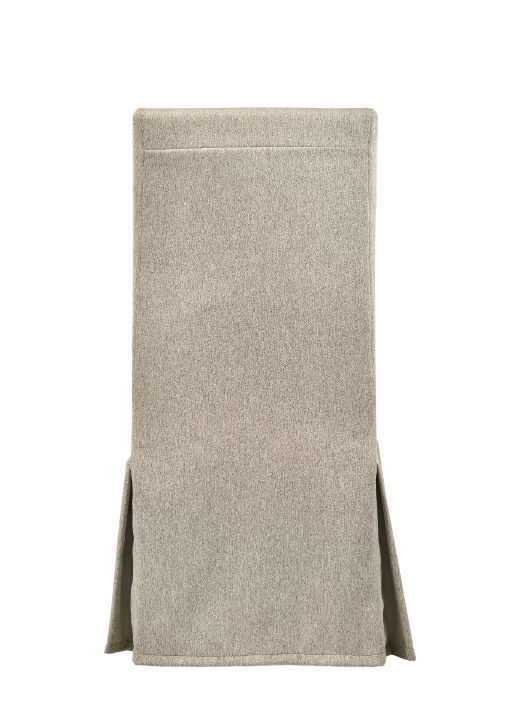 Faustine - 40" Side Chair (Set of 2) - Tan Fabric & Salvaged Light Oak - Urban Living Furniture (Los Angeles, CA)