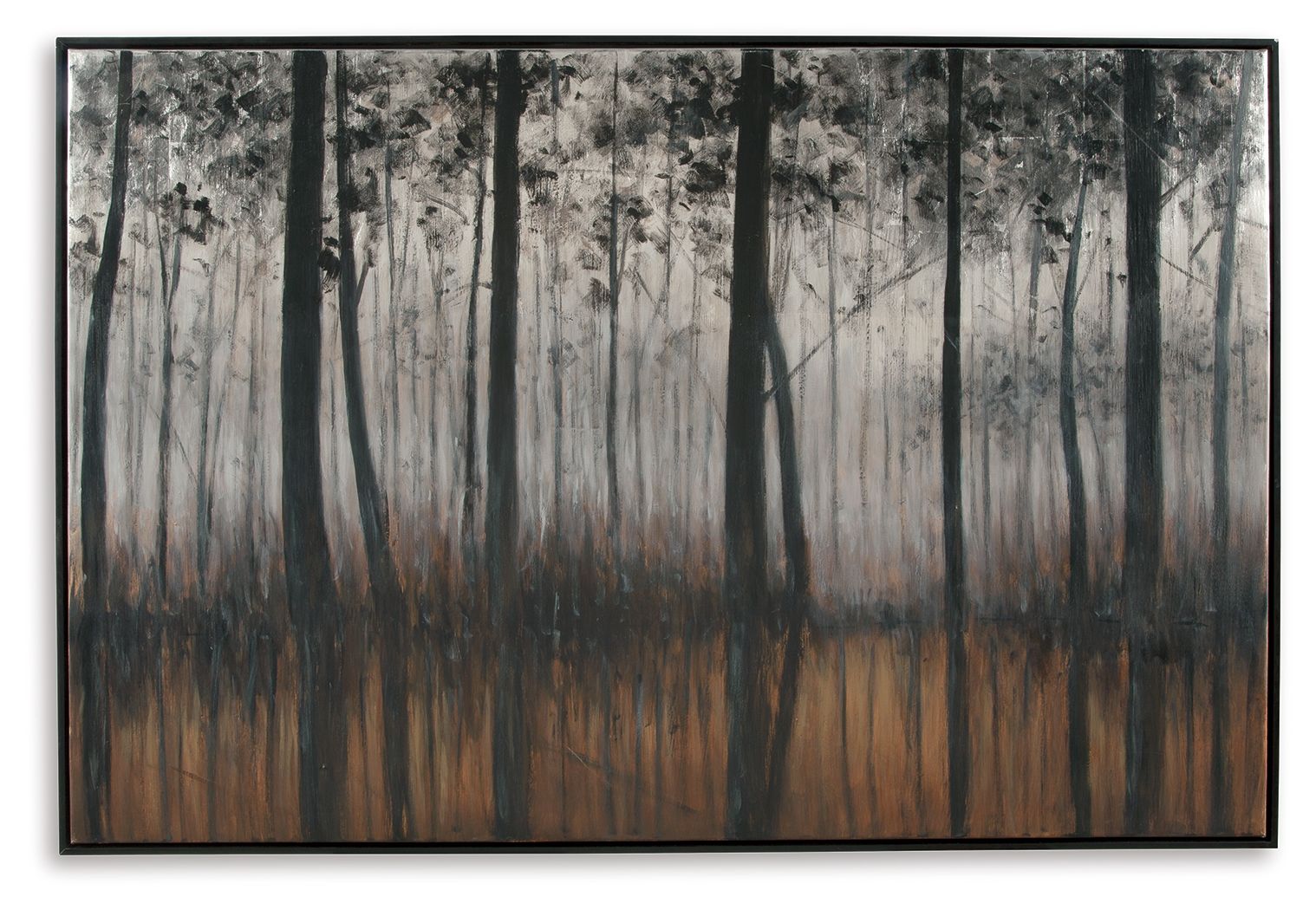 Philyra - Black / Orange / Silver - Wall Art - Urban Living Furniture (Los Angeles, CA)