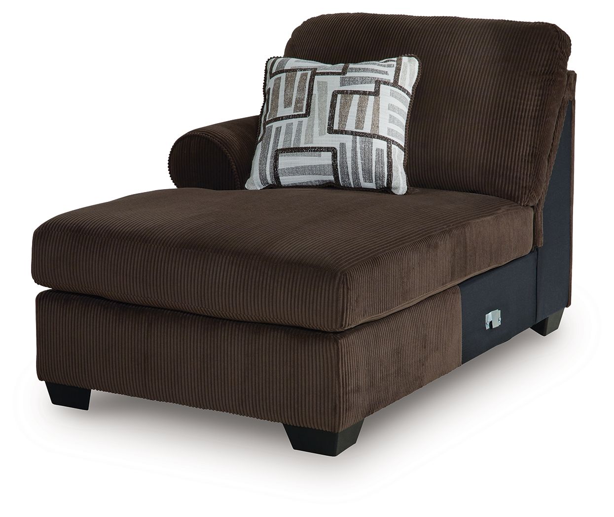 Kimlee - Chocolate - LAF Corner Chaise - Urban Living Furniture (Los Angeles, CA)
