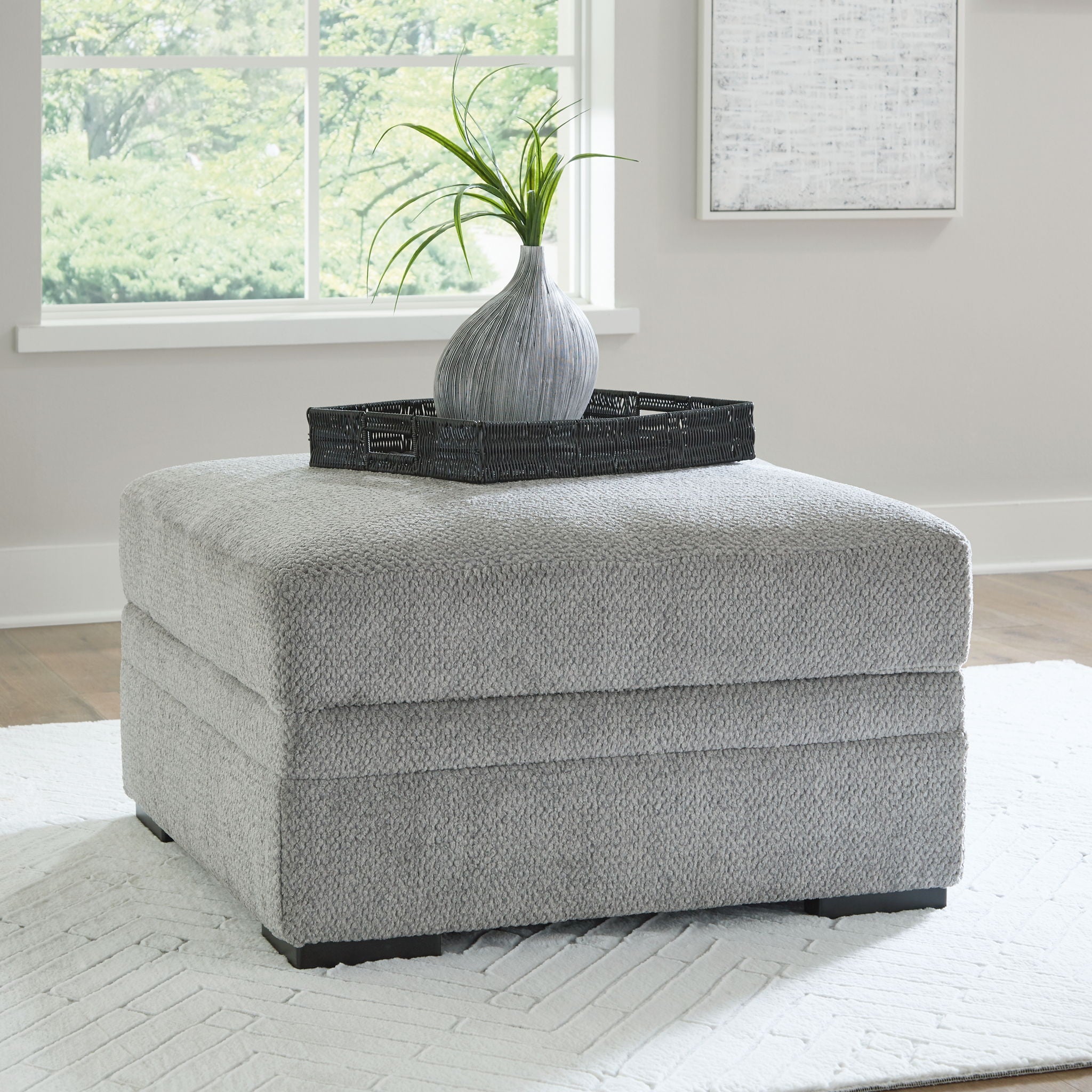 Casselbury - Cement - Ottoman With Storage - Urban Living Furniture (Los Angeles, CA)