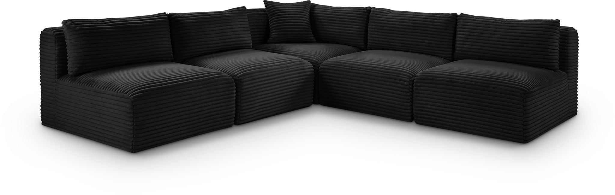 Shaggy - 5 Piece Modular Corner Armless Sectional - Urban Living Furniture (Los Angeles, CA)