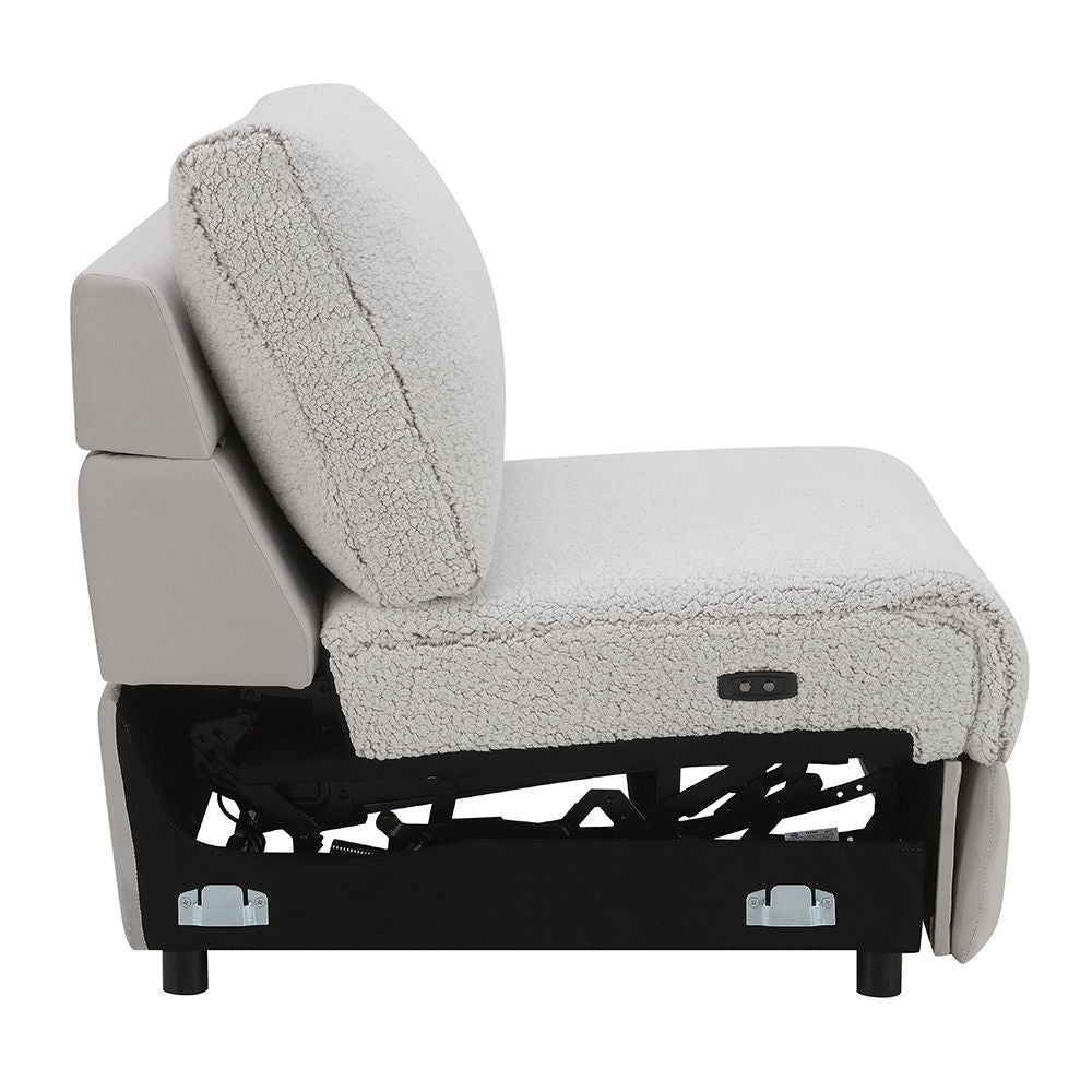 Tarrance - Modular Power Armless Recliner - Gray - Urban Living Furniture (Los Angeles, CA)