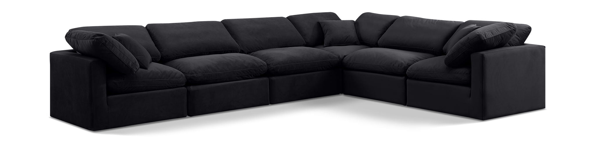 Indulge - Velvet 6 Piece Modular Corner Sectional - Urban Living Furniture (Los Angeles, CA)