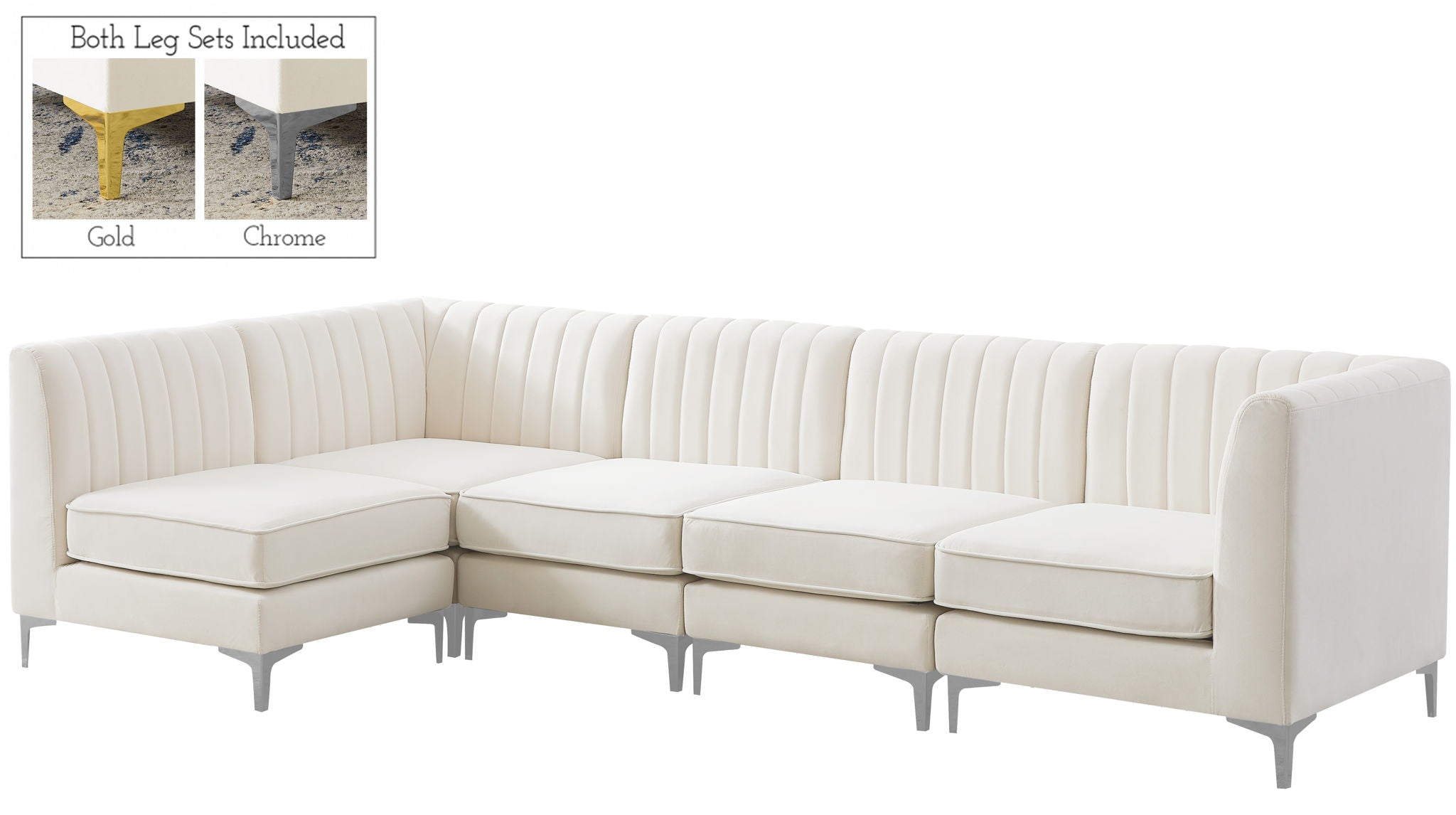 Alina - 5 Piece Modular Sectional - Urban Living Furniture (Los Angeles, CA)