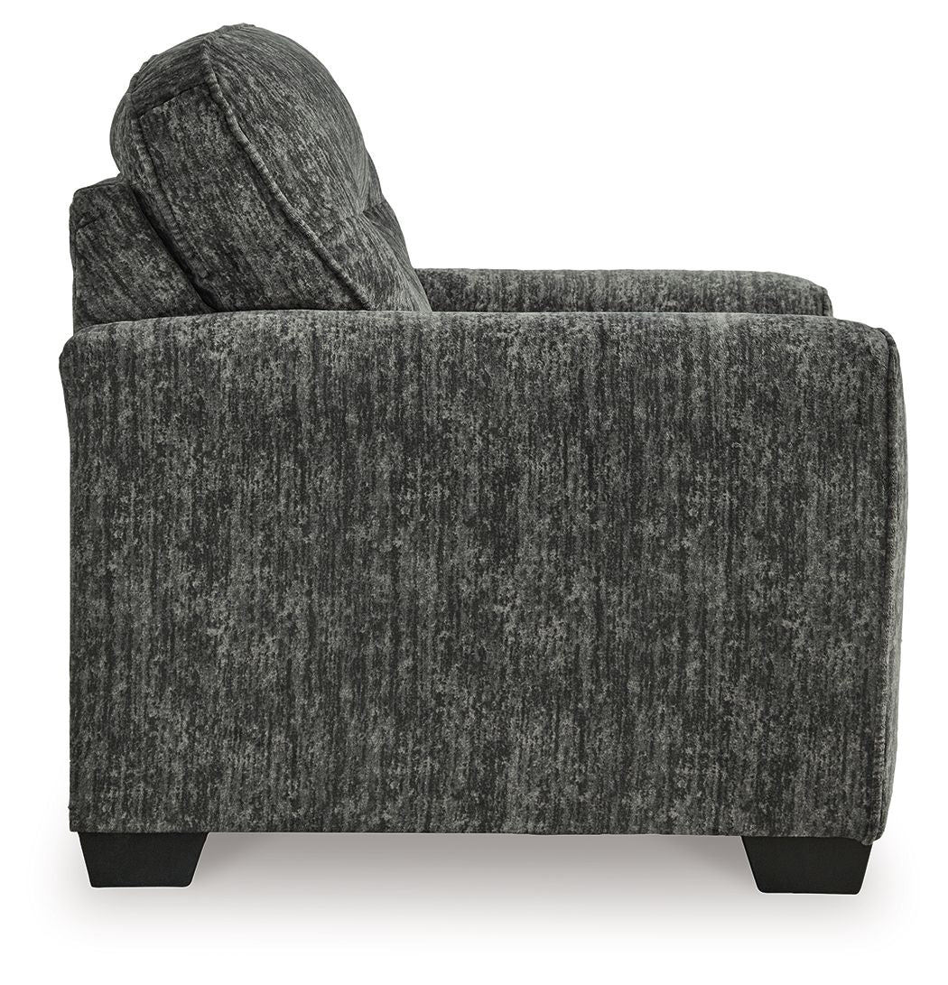 Lonoke - 2 Pc. - Chair And A Half, Ottoman - Gunmetal - Urban Living Furniture (Los Angeles, CA)