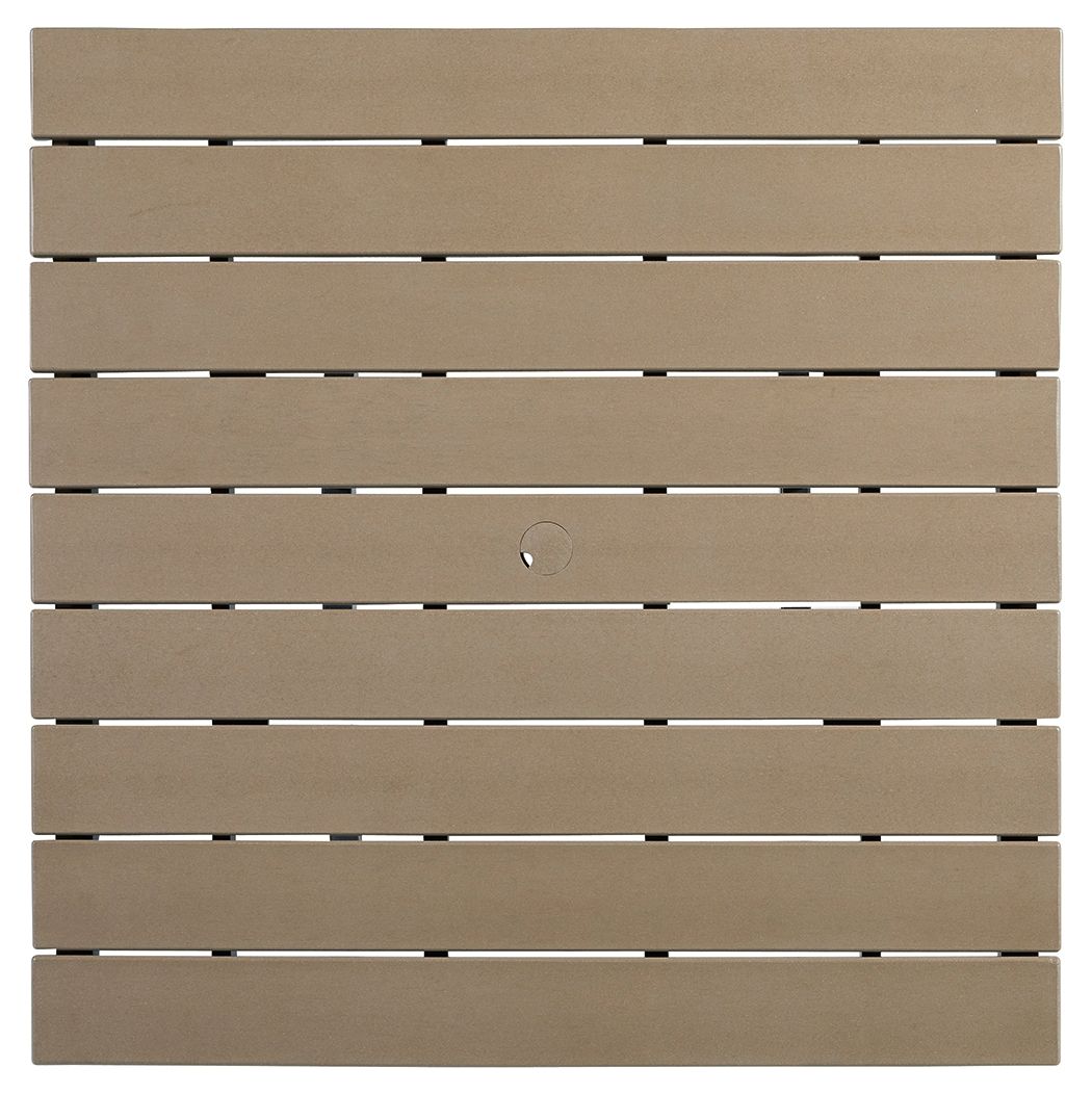 Fairen Trail - Black / Driftwood - Square Counter TBL w/Umb OPT - Urban Living Furniture (Los Angeles, CA)