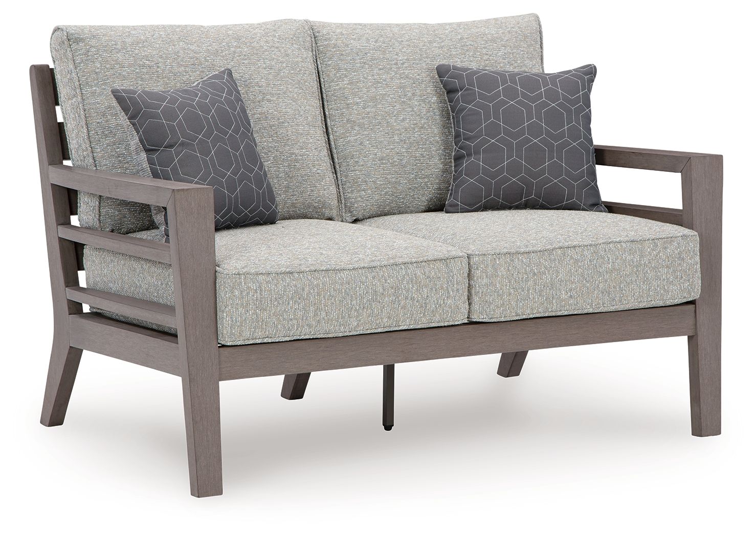 Hillside Barn - Gray / Brown - Loveseat W/Cushion - Urban Living Furniture (Los Angeles, CA)