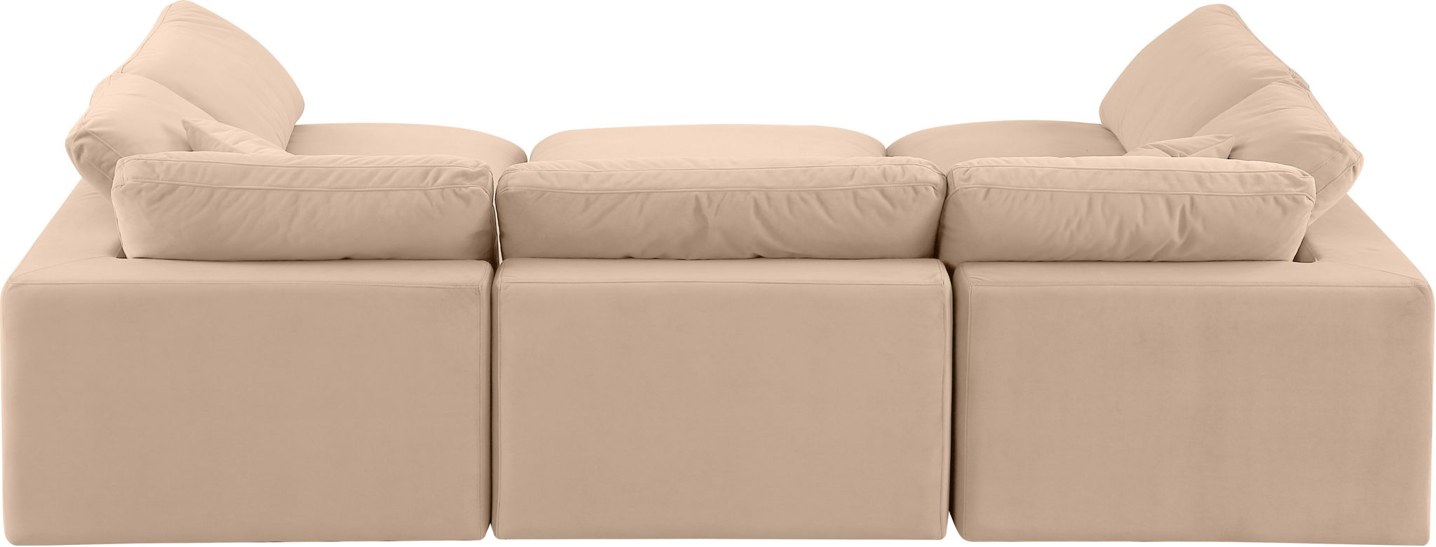 Comfy - 6 Piece Velvet Sectional - Urban Living Furniture (Los Angeles, CA)