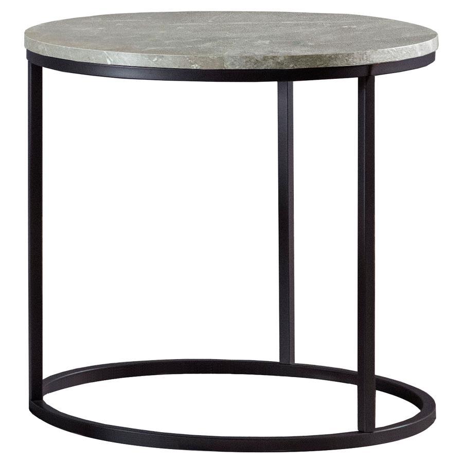 Lainey - Round Faux Marble Side End Table - Urban Living Furniture (Los Angeles, CA)