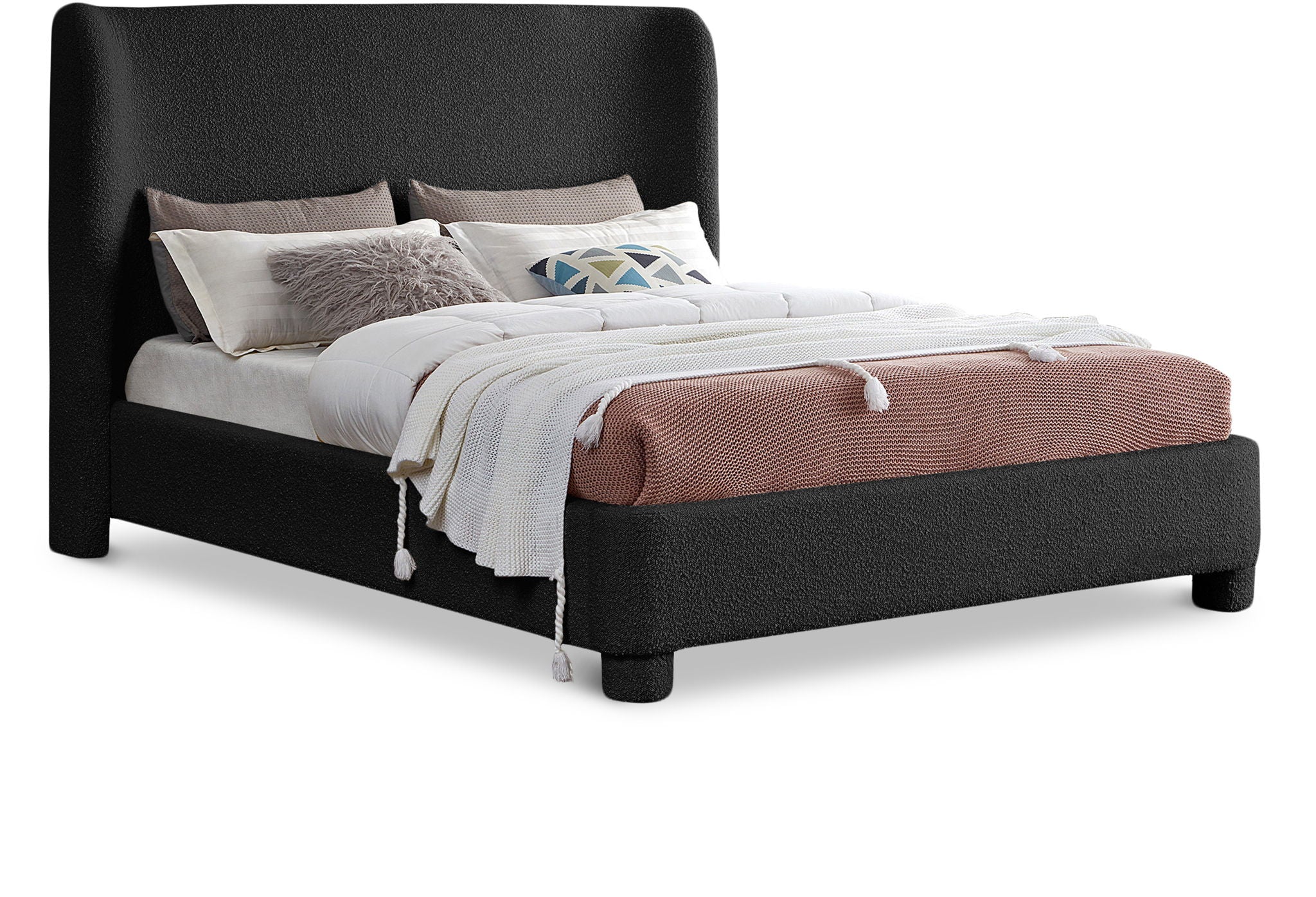 Penny - Boucle Fabric Bed - Urban Living Furniture (Los Angeles, CA)