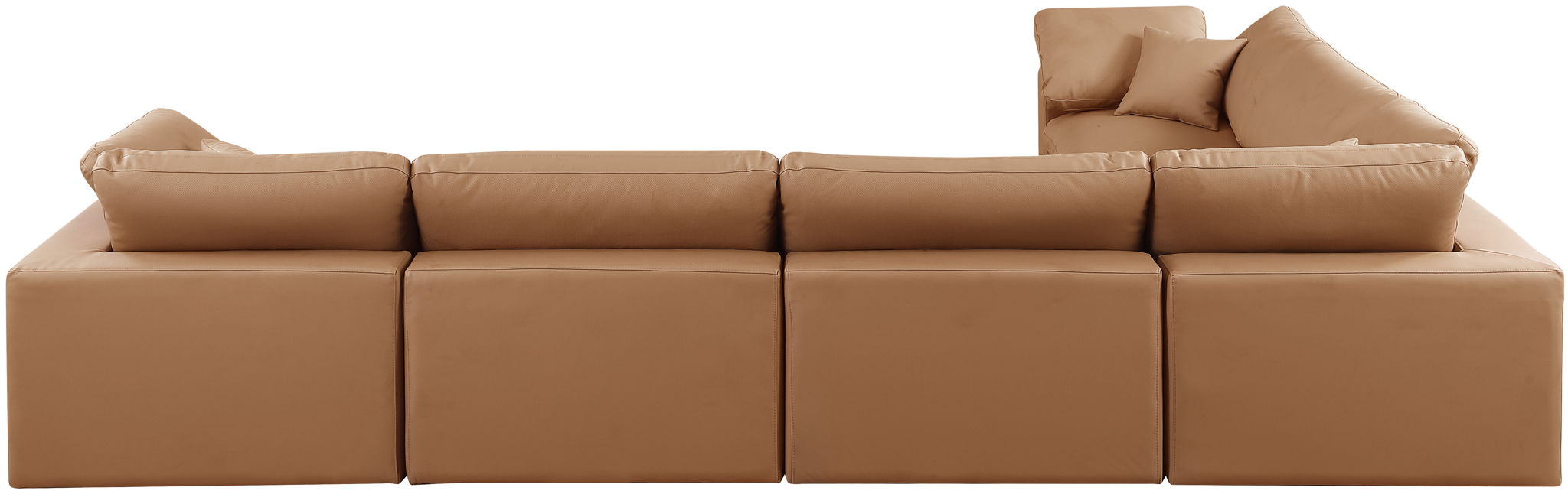 Comfy - 6 Piece Faux Leather Modular Corner Sectional - Urban Living Furniture (Los Angeles, CA)