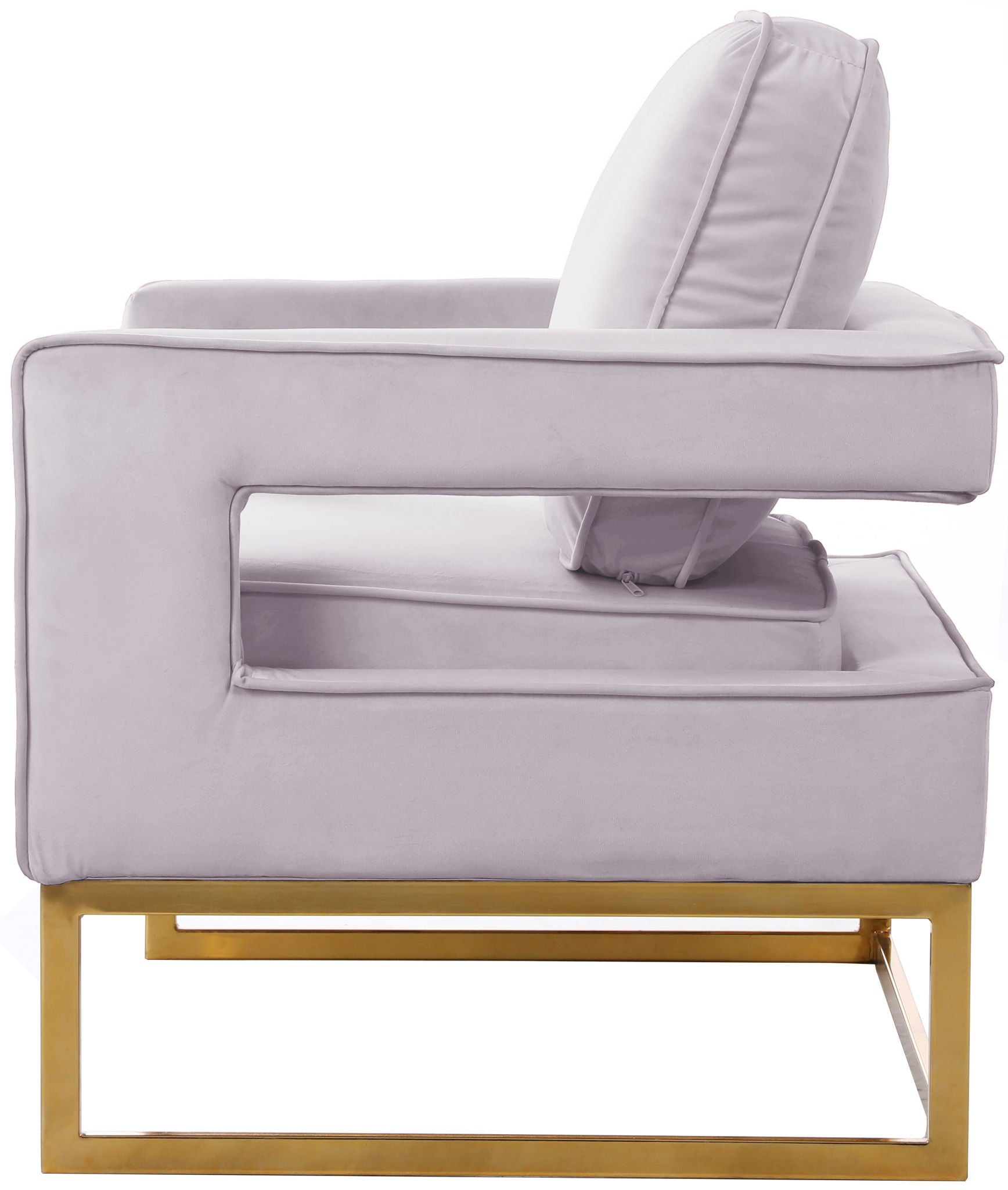 Noah - Accent Chair with Gold Legs - Urban Living Furniture (Los Angeles, CA)