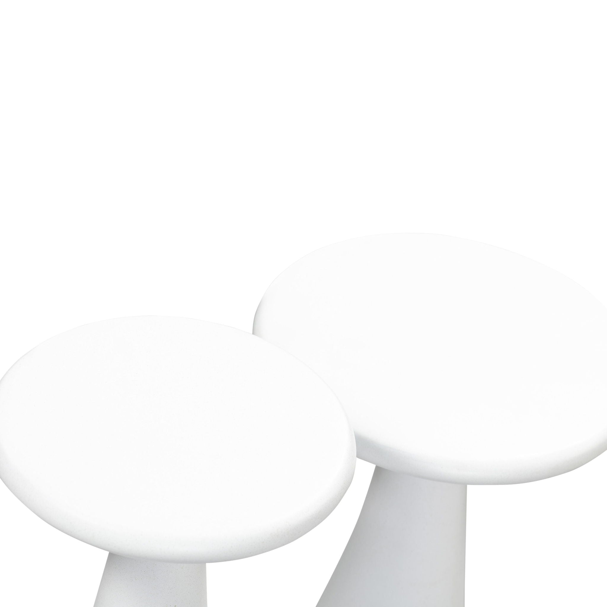 Gianna - Concrete Accent Tables (Set of 2) - White - Urban Living Furniture (Los Angeles, CA)