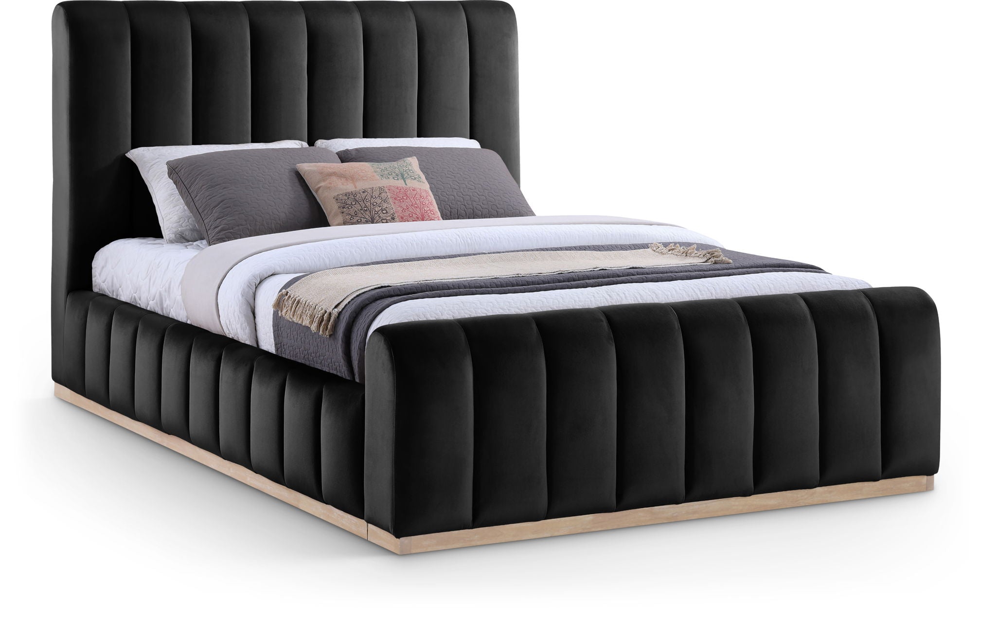 Amara - Velvet Bed - Urban Living Furniture (Los Angeles, CA)