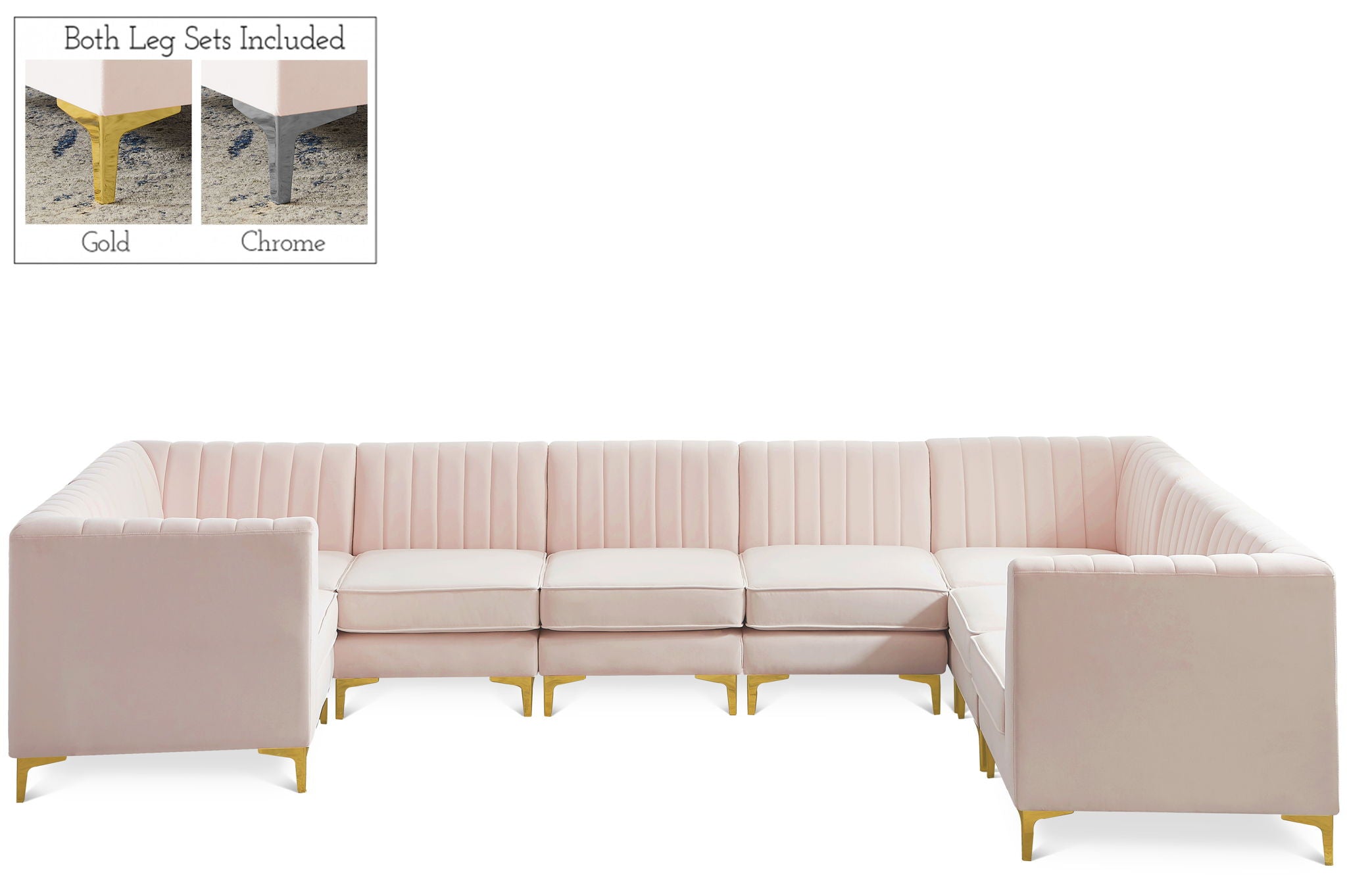 Alina - 8 Piece Modular U-Shaped Sectional - Urban Living Furniture (Los Angeles, CA)