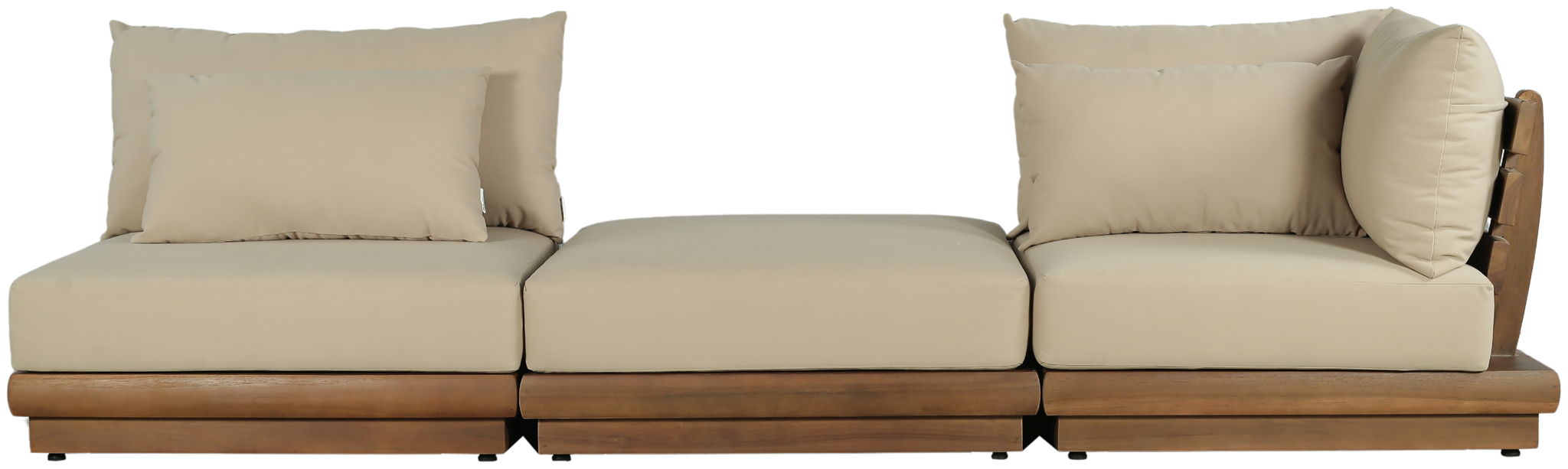 Mirella - 3 Piece Water Resistant Fabric Upholstered Outdoor Patio Modular Sofa - Urban Living Furniture (Los Angeles, CA)
