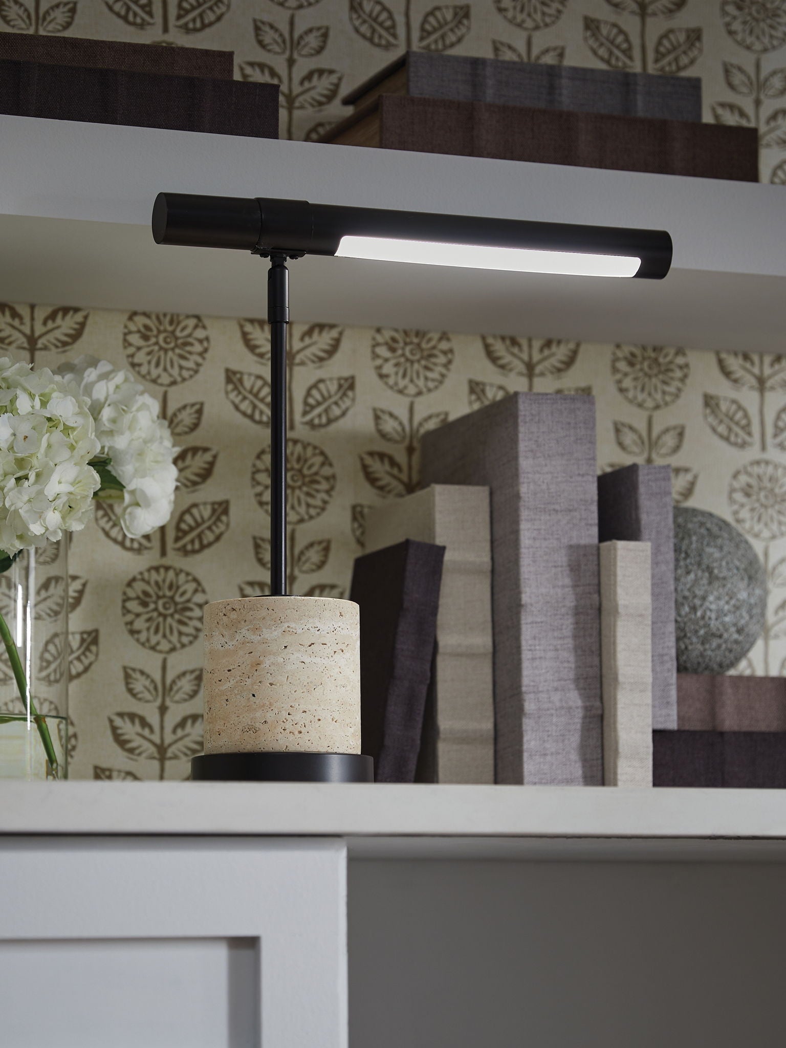 Vinmour - Brown / Beige - Metal Desk Lamp - Urban Living Furniture (Los Angeles, CA)