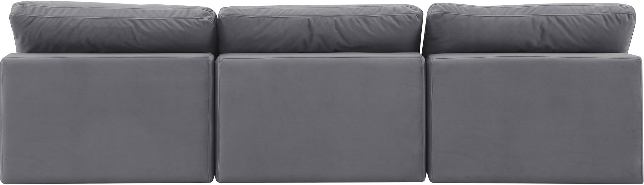 Comfy - Velvet Modular Armless Sofa 3 Seats - Urban Living Furniture (Los Angeles, CA)