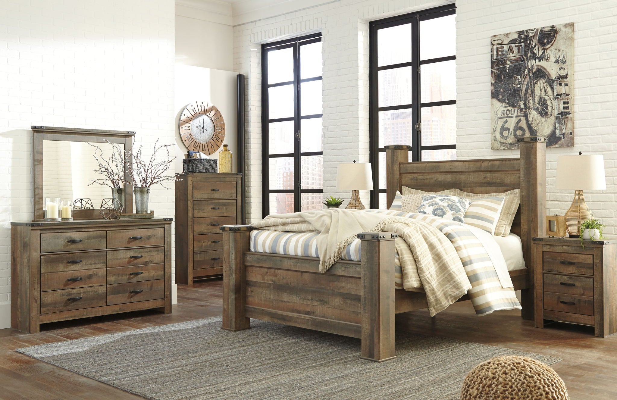 Trinell - Poster Bed - Urban Living Furniture (Los Angeles, CA)