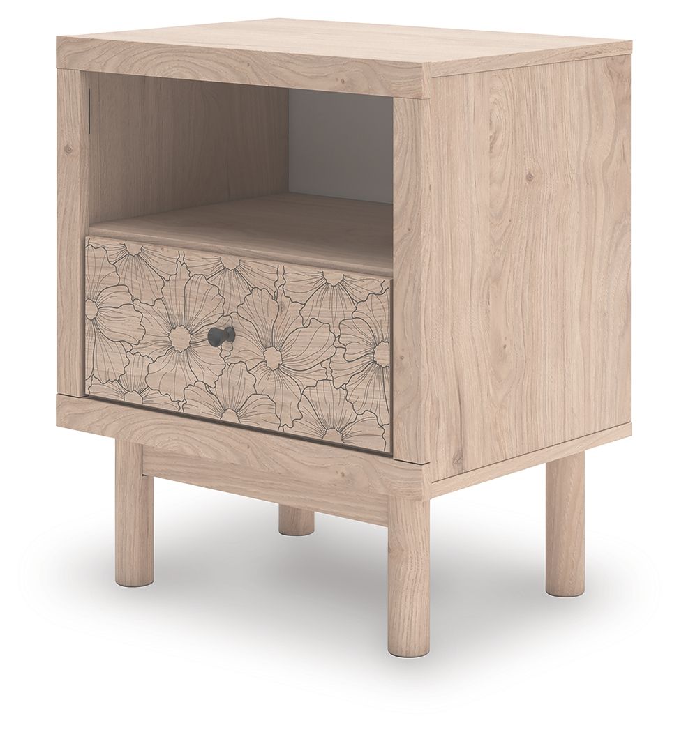 Arloster - Tan - One Drawer Night Stand - Urban Living Furniture (Los Angeles, CA)