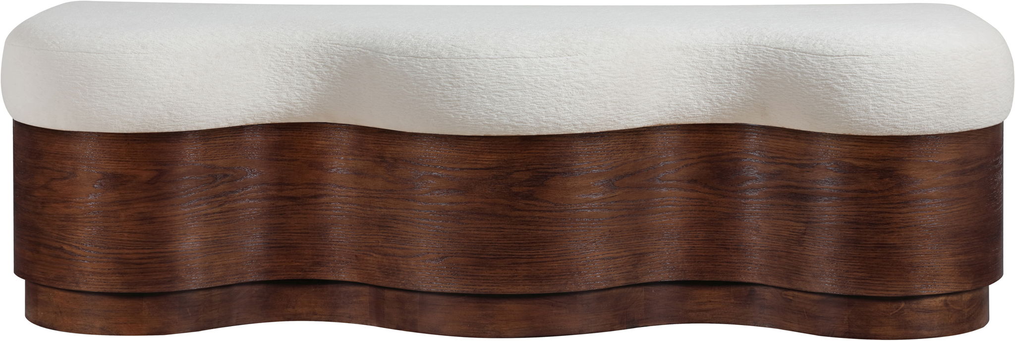 Savoy - Bench With Brown Base - Urban Living Furniture (Los Angeles, CA)