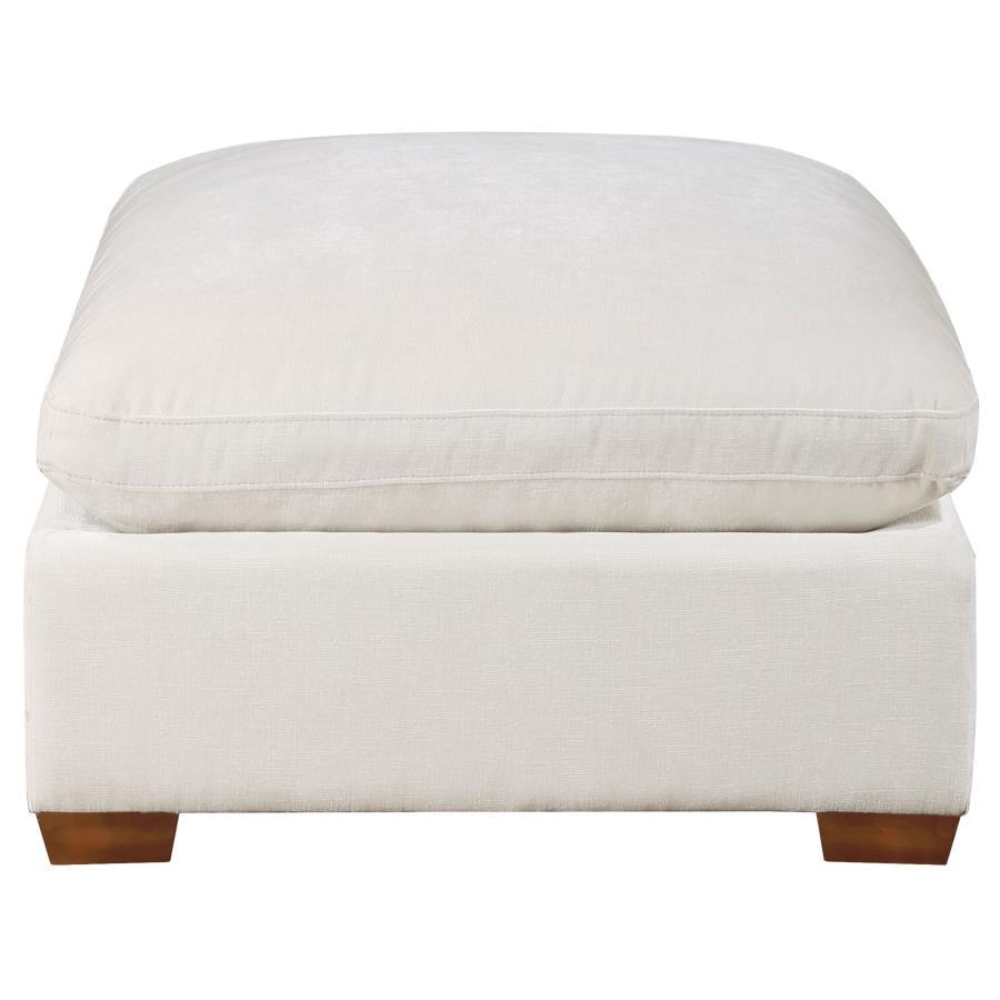 Lakeview - Rectangular Upholstered Ottoman - Ivory - Urban Living Furniture (Los Angeles, CA)