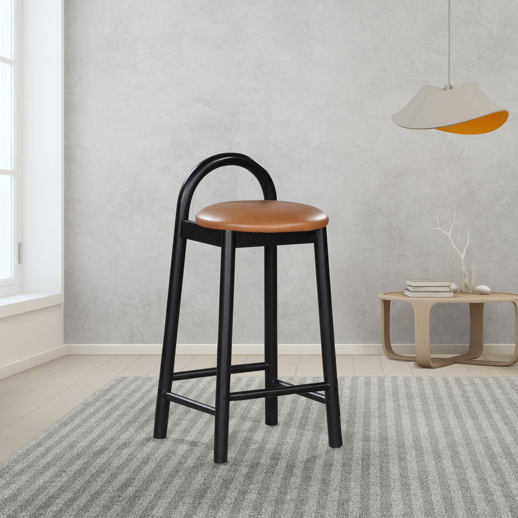 Calvin - Stool - Black Legs - Urban Living Furniture (Los Angeles, CA)