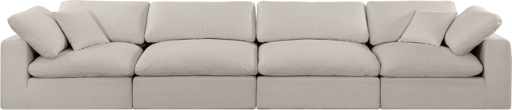 Comfy - Linen Modular Sofa 4 Seats - Urban Living Furniture (Los Angeles, CA)