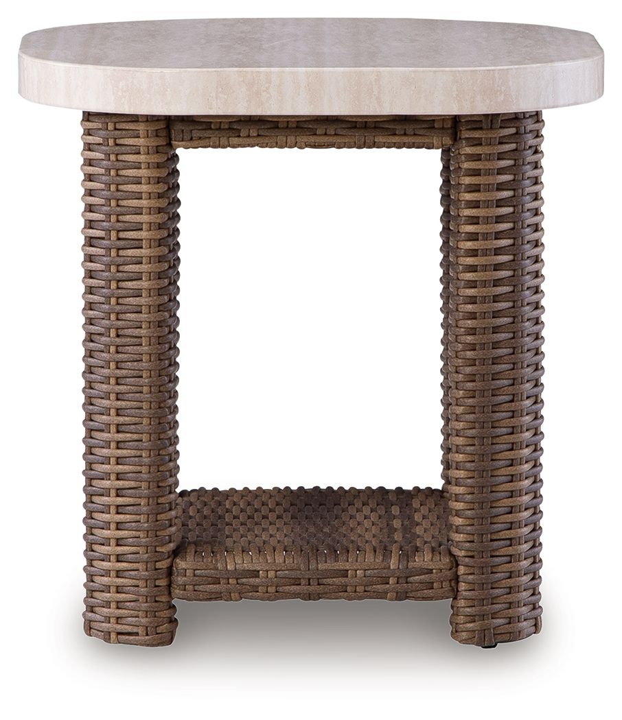 Dolan Creek - Square End Table - Beige / Brown - Urban Living Furniture (Los Angeles, CA)