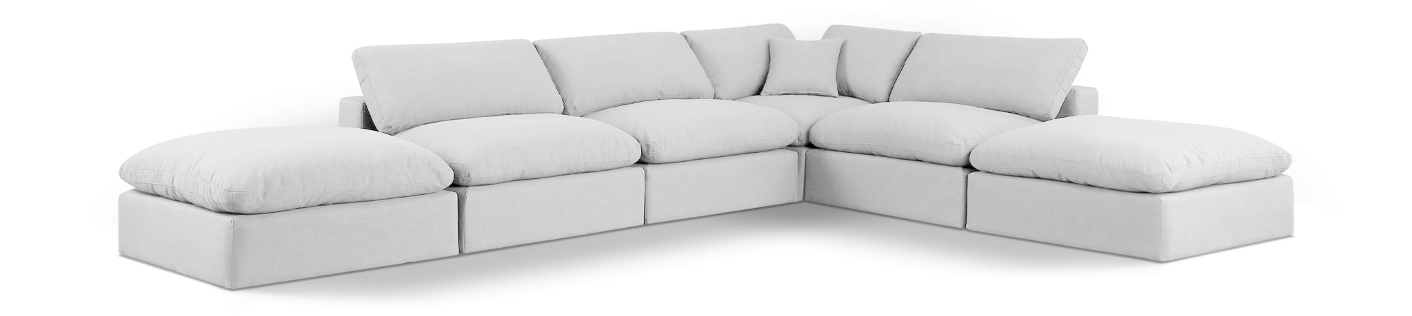 Comfy - 6 Piece Linen Modular Sectional - Urban Living Furniture (Los Angeles, CA)
