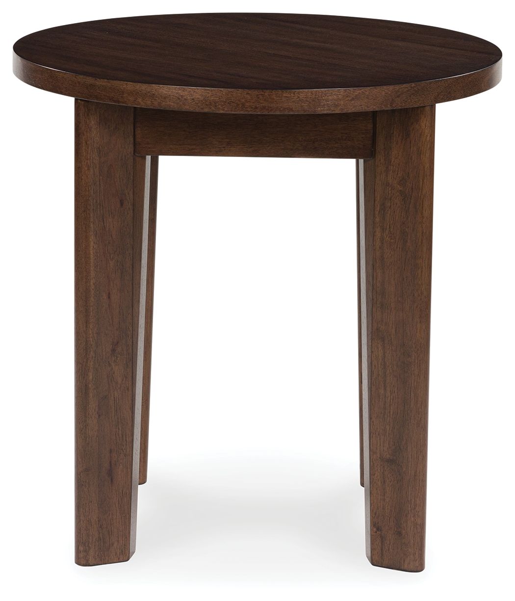Korestone 2 - Dark Brown - Round End Table - Urban Living Furniture (Los Angeles, CA)
