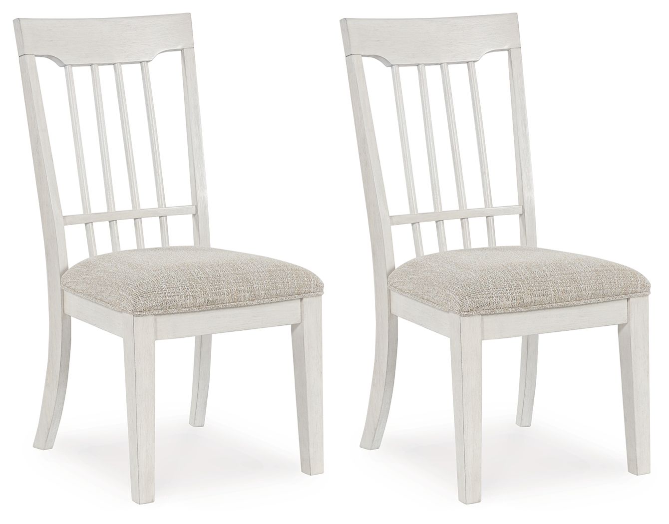 Shaybrock - Antique White / Brown - Dining Upholstered Side Chair (Set of 2) - Urban Living Furniture (Los Angeles, CA)