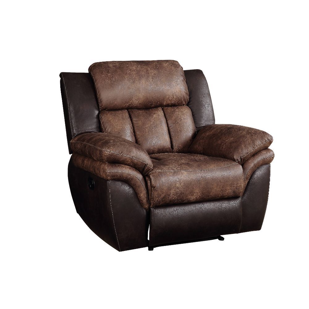 Jaylen - Motion Recliner - Toffee & Espresso Polished Microfiber - Urban Living Furniture (Los Angeles, CA)