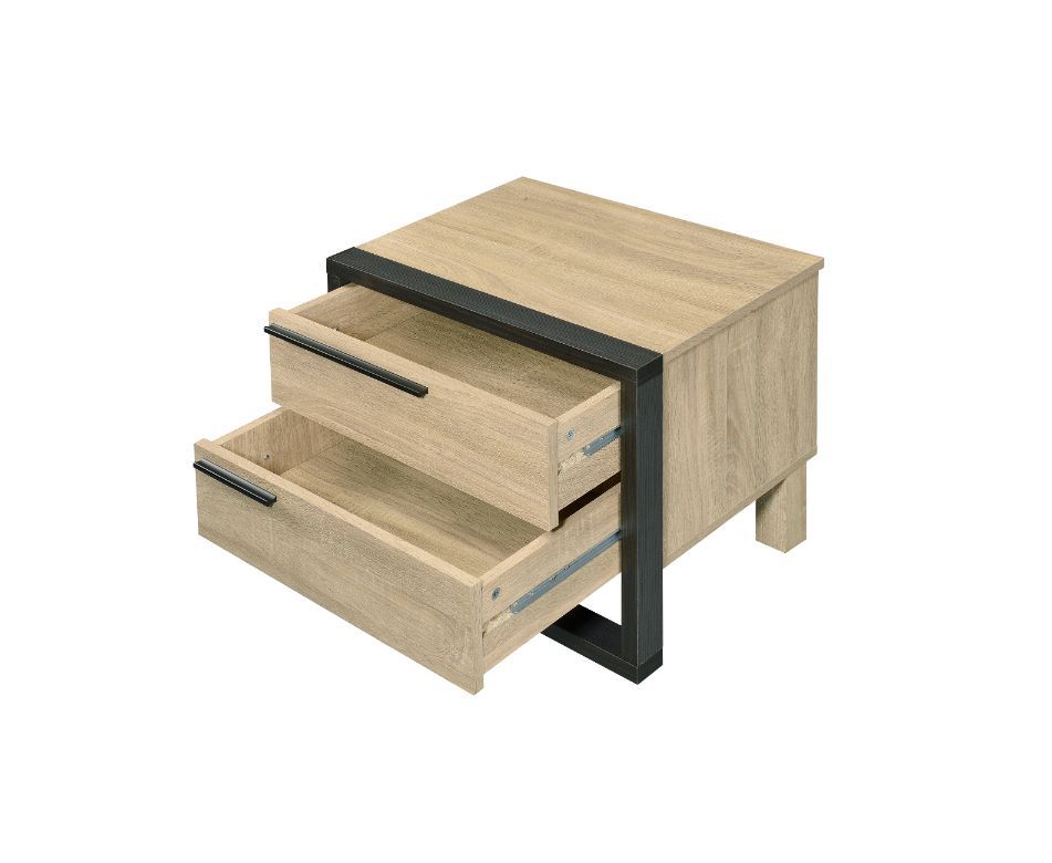 Erasto - Accent Table - Oak & Black - Urban Living Furniture (Los Angeles, CA)
