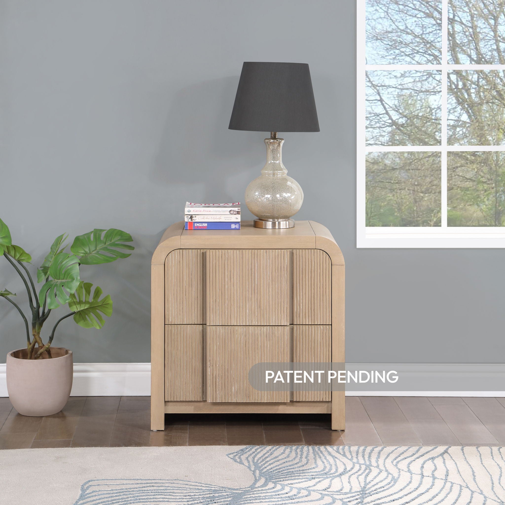 Fluted - Night Stand - Urban Living Furniture (Los Angeles, CA)