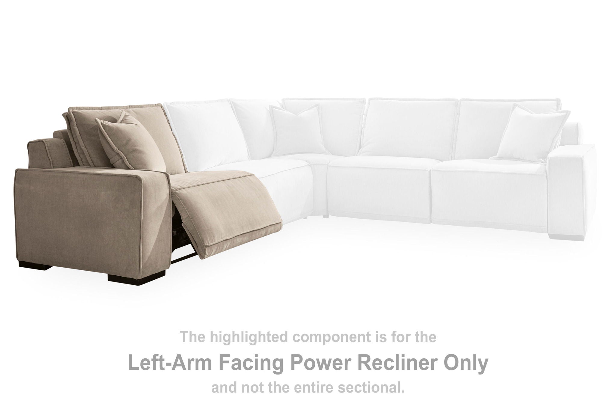 Carceri - LAF Zero Wall Power Recliner - Cashmere - Urban Living Furniture (Los Angeles, CA)