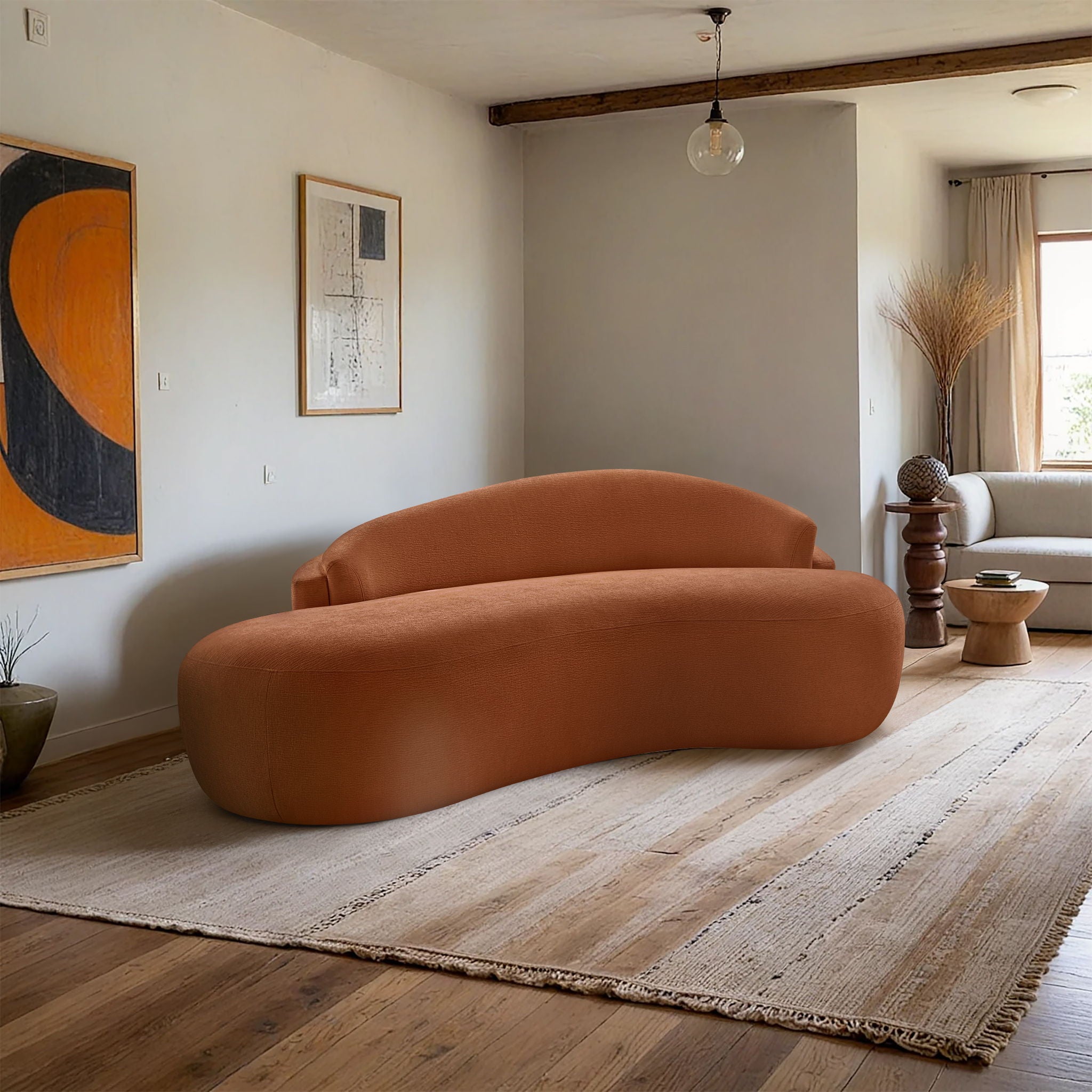 Caspian - Chenille Fabric Upholstered Loveseat - Urban Living Furniture (Los Angeles, CA)