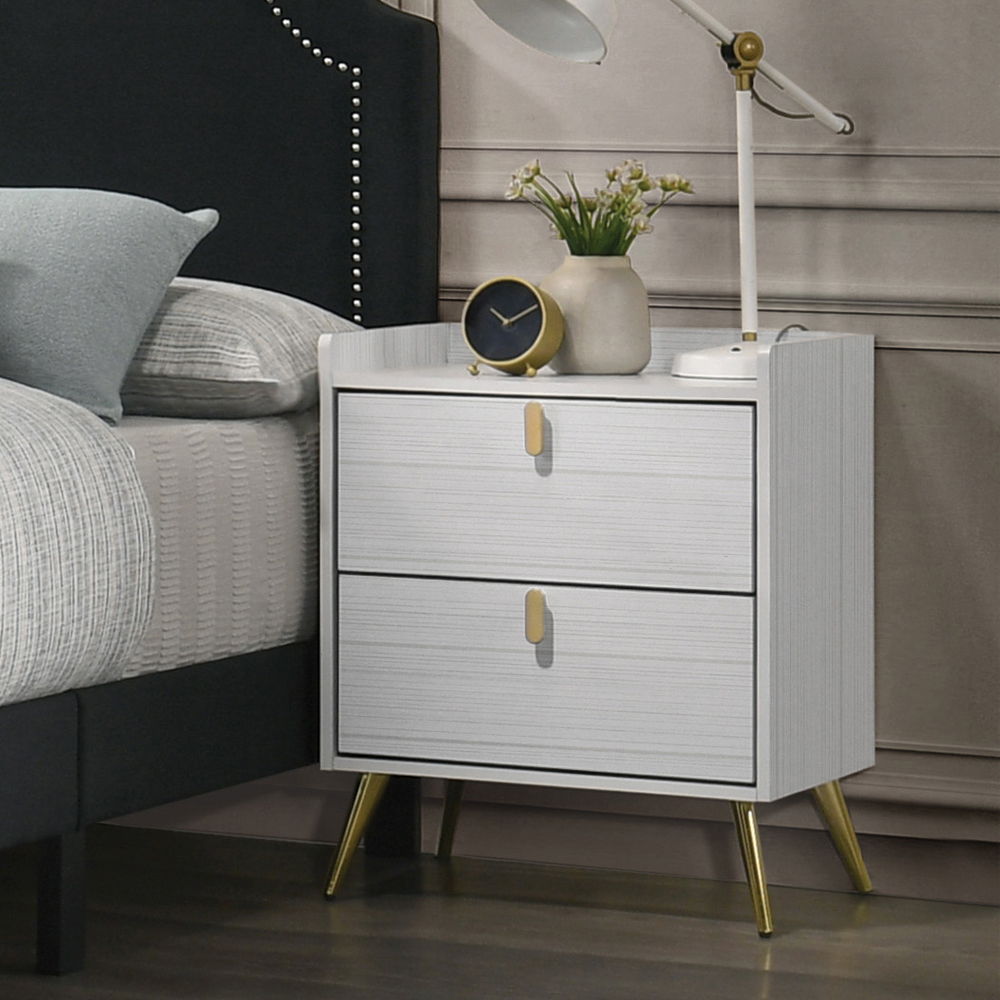 Zeena - Nightstand - White - Urban Living Furniture (Los Angeles, CA)